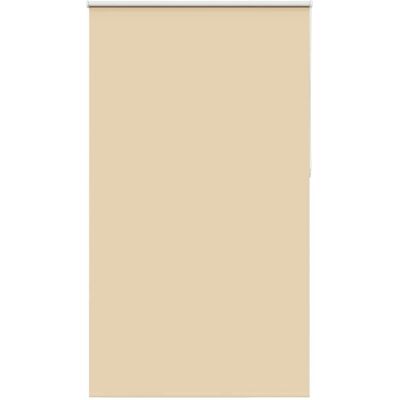 vidaXL Beigefarbener Polyester Rollobeschattung - Verdunkelungsrollo vidaXL Beigefarbener Polyester Rollobeschattung - Verdunkelungsrollo