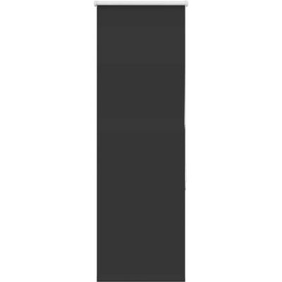 vidaXL Voilage Enroulable Noir 50x130cm Polyester - Stores vidaXL Voilage Enroulable Noir 50x130cm Polyester - Stores