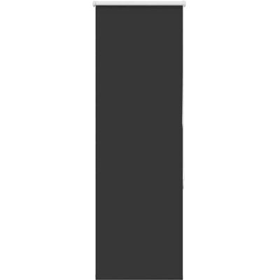 vidaXL Volet Enroulable Noir 55x130cm Polyester - Volet vidaXL Volet Enroulable Noir 55x130cm Polyester - Volet