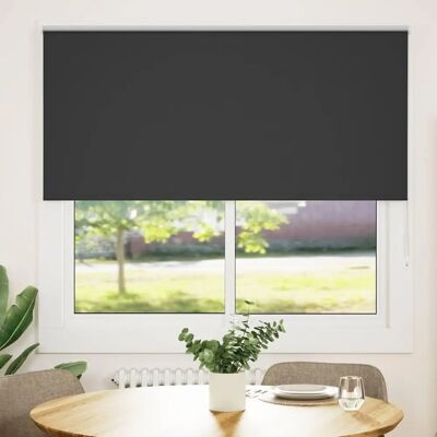 vidaXL Verdunkelungsrollo - 165x130 cm Schwarz & Lichtschutz vidaXL Verdunkelungsrollo - 165x130 cm Schwarz & Lichtschutz