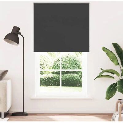 vidaXL Estor Opaco Enrollable - 135x210 cm, Poliéster, Negro vidaXL Estor Opaco Enrollable - 135x210 cm, Poliéster, Negro