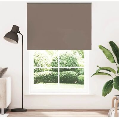 vidaXL Verdunkelungsrollo Kaffeebraun 150x210cm Stoffbreite 146,6 cm - Verdunkelungsrollo vidaXL Verdunkelungsrollo Kaffeebraun 150x210cm Stoffbreite 146,6 cm - Verdunkelungsrollo