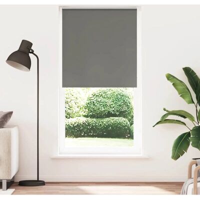 vidaXL Grau Verdunkelungsrollo 105x230cm Stoff vidaXL Grau Verdunkelungsrollo 105x230cm Stoff