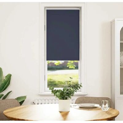 vidaXL Blendschutzrollo Marineblau 50x130cm vidaXL Blendschutzrollo Marineblau 50x130cm