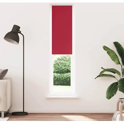 vidaXL Rollo Verdunkelung Rot 55x210 cm Stoff - Fensterabdeckung vidaXL Rollo Verdunkelung Rot 55x210 cm Stoff - Fensterabdeckung