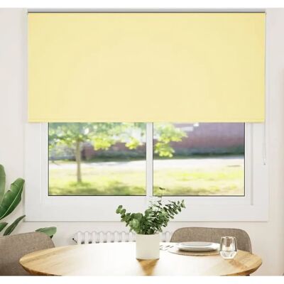 vidaXL Gelb Polyester Verdunkelungsrollo - Rollo vidaXL Gelb Polyester Verdunkelungsrollo - Rollo