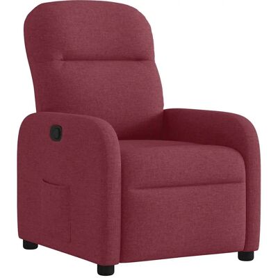 Chaise d'accent VidaXL - Reclinable manuel, Tissu Rouge Vin, 110kg Max - Publicité Chaise d'accent VidaXL - Reclinable manuel, Tissu Rouge Vin, 110kg Max - Publicité