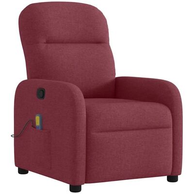 Chaise Accent VidaXL - Tissu Vin Rouge - Publicité Chaise Accent VidaXL - Tissu Vin Rouge - Publicité
