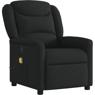 VidaXL Accentstoel - Handmatige relaxfauteuil, Zwart VidaXL Accentstoel - Handmatige relaxfauteuil, Zwart
