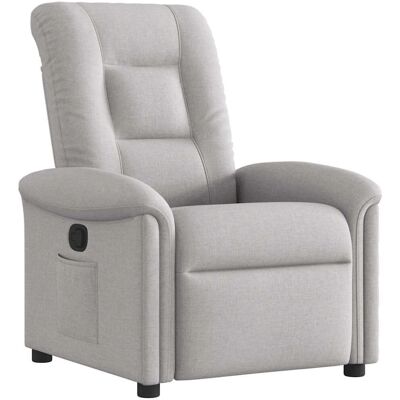 VidaXL Polsterstuhl - Manuelle Relaxsessel, Grau Wolke VidaXL Polsterstuhl - Manuelle Relaxsessel, Grau Wolke