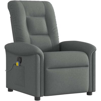 VidaXL Accent Stoel - Handmatige Recline, 6-Punt Massage, Duurzaam Stof VidaXL Accent Stoel - Handmatige Recline, 6-Punt Massage, Duurzaam Stof
