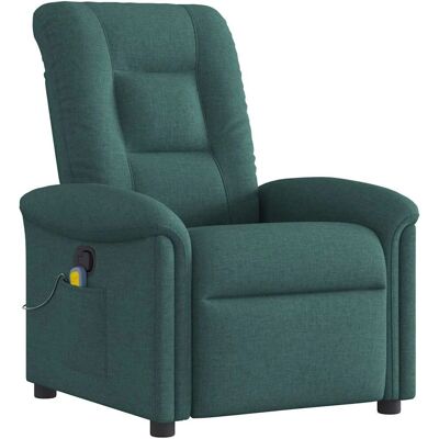 Chaise d'accent VidaXL - Vert foncé - Reclinable, Massage, Durable - Publicité Chaise d'accent VidaXL - Vert foncé - Reclinable, Massage, Durable - Publicité
