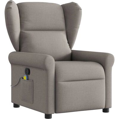 VidaXL Fauteuil - Handmatige Recline, Massage, Duurzaam Stof VidaXL Fauteuil - Handmatige Recline, Massage, Duurzaam Stof