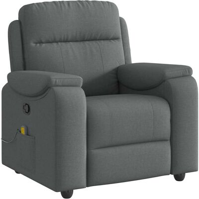 Chaise de massage VidaXL - Gris foncé, 4015691 - Publicité Chaise de massage VidaXL - Gris foncé, 4015691 - Publicité