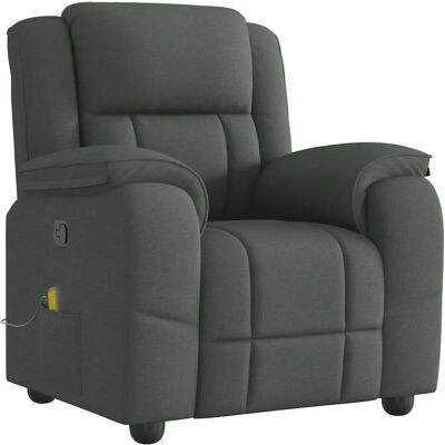 VidaXL Fauteuil de massage gris foncé - Reclinable, Relaxant - Publicité VidaXL Fauteuil de massage gris foncé - Reclinable, Relaxant - Publicité