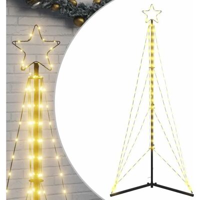 vidaXL Weihnachtsbaum Lichterkette - 182cm, Warmweiß, 363 LEDs, 8 Effekte vidaXL Weihnachtsbaum Lichterkette - 182cm, Warmweiß, 363 LEDs, 8 Effekte