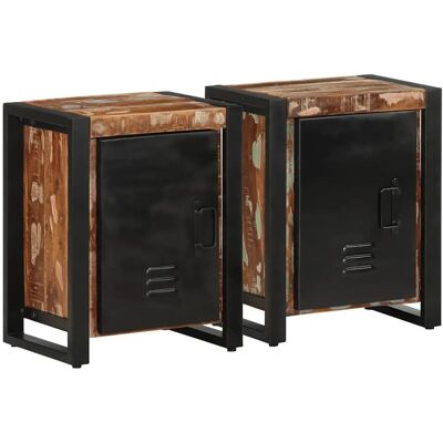 vidaXL 4013566 Nachttisch - Massives Mango-Holz - Elegantes Design vidaXL 4013566 Nachttisch - Massives Mango-Holz - Elegantes Design