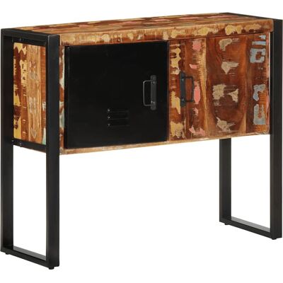 vidaXL Konsolenschrank Bunt 90x35x75 cm Massivholz Recycling - Konsolenschrank vidaXL Konsolenschrank Bunt 90x35x75 cm Massivholz Recycling - Konsolenschrank