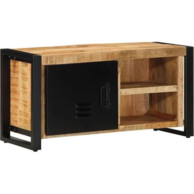 vidaXL 4013587 TV-Schrank - Massives Mangoholz - Industrieller Stil vidaXL 4013587 TV-Schrank - Massives Mangoholz - Industrieller Stil