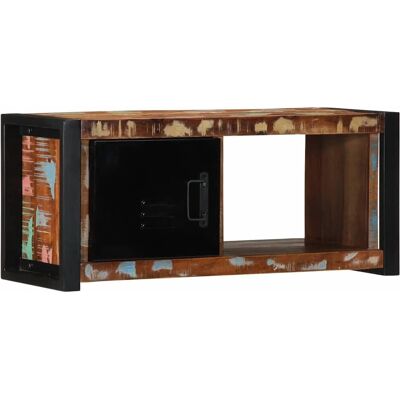 vidaXL TV-meubel 80x30x35 cm van gerecycled hout - Opbergruimte & Industrieel vidaXL TV-meubel 80x30x35 cm van gerecycled hout - Opbergruimte & Industrieel