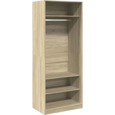 vidaXL Kleiderschrank Sonoma Eiche - 80x50x200 cm - Holzwerkstoff vidaXL Kleiderschrank Sonoma Eiche - 80x50x200 cm - Holzwerkstoff