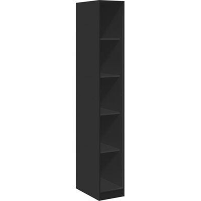 Armoire noire vidaXL 30x50x200 cm - Wardrobe - Publicité Armoire noire vidaXL 30x50x200 cm - Wardrobe - Publicité