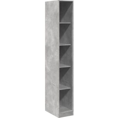 vidaXL Kleiderschrank Beton Grau 30x50x200 cm Holzwerkstoff - Kleiderschrank, Stauraum, 4 Böden vidaXL Kleiderschrank Beton Grau 30x50x200 cm Holzwerkstoff - Kleiderschrank, Stauraum, 4 Böden