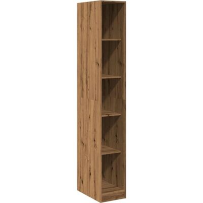 vidaXL Eichenkleiderschrank - 30x50x200 cm, 4 Regale, Stauraum vidaXL Eichenkleiderschrank - 30x50x200 cm, 4 Regale, Stauraum
