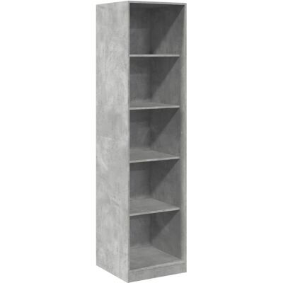 vidaXL Tøjskab Beton Grå 50x50x200 cm Krydsfiner - Tøjskab vidaXL Tøjskab Beton Grå 50x50x200 cm Krydsfiner - Tøjskab