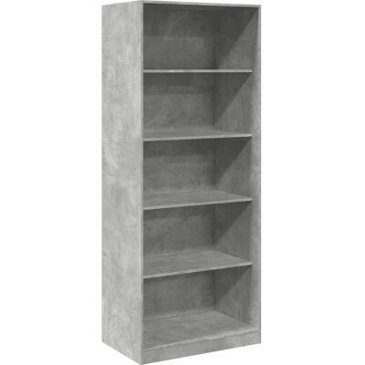 vidaXL Vaatekaappi betoninharmaa 80x50x200 cm - Vaatekaappi vidaXL Vaatekaappi betoninharmaa 80x50x200 cm - Vaatekaappi