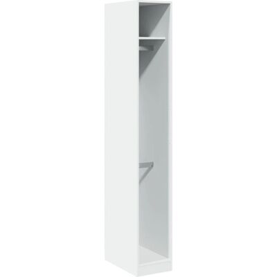 vidaXL Hvid 30x50x200 cm Garderobeskab - Opbevaringsplads & Skab vidaXL Hvid 30x50x200 cm Garderobeskab - Opbevaringsplads & Skab