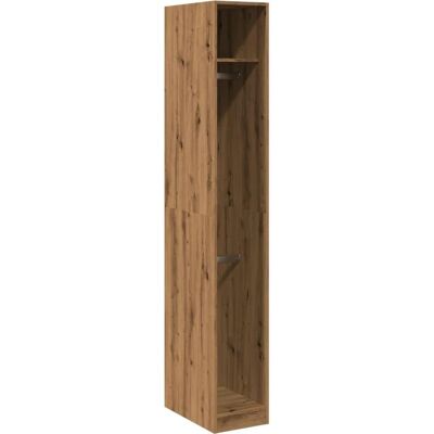 vidaXL Eiken Kledingkast - 30x50x200 cm - Opberg Organizer vidaXL Eiken Kledingkast - 30x50x200 cm - Opberg Organizer