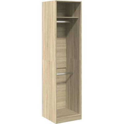 vidaXL Skab Sonoma Eg - 50x50x200 cm - 2 Rum vidaXL Skab Sonoma Eg - 50x50x200 cm - 2 Rum
