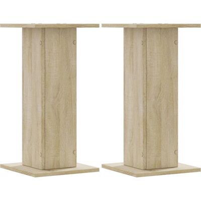 vidaXL Sonoma Eiken Plantstand 2 stuks - Tuinplant Houder - 30x30x60 cm vidaXL Sonoma Eiken Plantstand 2 stuks - Tuinplant Houder - 30x30x60 cm