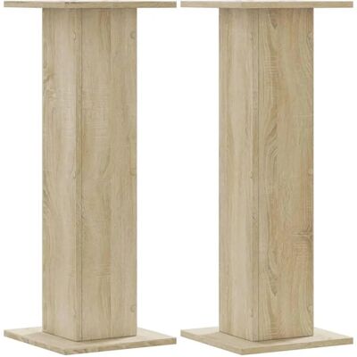 vidaXL Eikenhouten Plantstandaard Sonoma 30x30x80 cm - Type: Tuinplant vidaXL Eikenhouten Plantstandaard Sonoma 30x30x80 cm - Type: Tuinplant