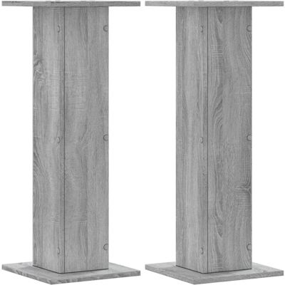 vidaXL 2 Stück Pflanzständer Grey Sonoma 30x30x80 cm - Gartenstützen vidaXL 2 Stück Pflanzständer Grey Sonoma 30x30x80 cm - Gartenstützen