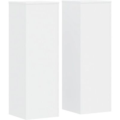 vidaXL Pflanzenständer 2 Stk. Weiß 33x33x100cm - Pflanzenständer vidaXL Pflanzenständer 2 Stk. Weiß 33x33x100cm - Pflanzenständer