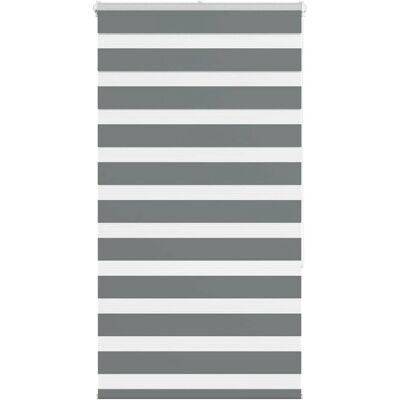 vidaXL Zebra-Rollo - 75x150 cm - Polyester - Dunkelgrau - Privatsphäre & Sonnenschutz vidaXL Zebra-Rollo - 75x150 cm - Polyester - Dunkelgrau - Privatsphäre & Sonnenschutz