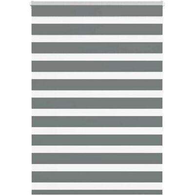 Stores Zebra vidaXL - 95x150 cm, Polyester, Gris Foncé, Moderne - Publicité Stores Zebra vidaXL - 95x150 cm, Polyester, Gris Foncé, Moderne - Publicité