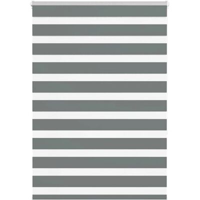 vidaXL Zebra-Rollo - Dunkelgrau - 110x150 cm vidaXL Zebra-Rollo - Dunkelgrau - 110x150 cm