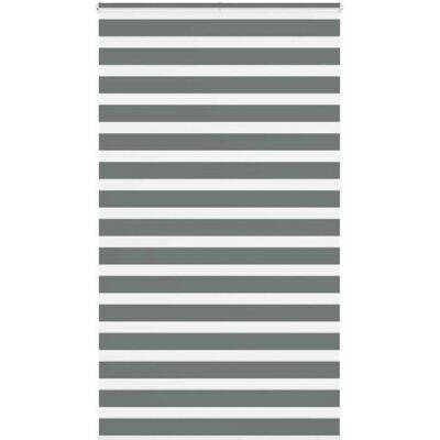 vidaXL Zebra-Rollo - Dunkelgrau vidaXL Zebra-Rollo - Dunkelgrau