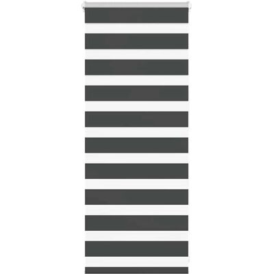vidaXL Zebra-Rollo - Fenster Typ - Schwarz vidaXL Zebra-Rollo - Fenster Typ - Schwarz