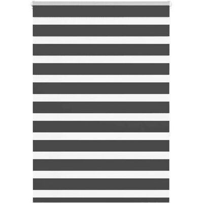 vidaXL Zebra Rolgordijnen 100x150 cm Polyester Zwart - Zebra Rolgordijnen vidaXL Zebra Rolgordijnen 100x150 cm Polyester Zwart - Zebra Rolgordijnen