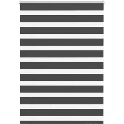 vidaXL Zebra Blinds - Polyester - Black - 110x150 cm vidaXL Zebra Blinds - Polyester - Black - 110x150 cm