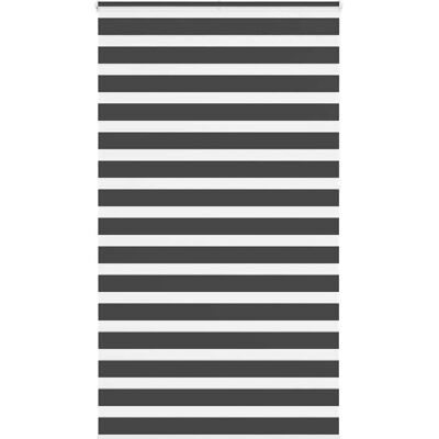 vidaXL Zebrarollo - 120x230 cm Polyester Zwart vidaXL Zebrarollo - 120x230 cm Polyester Zwart