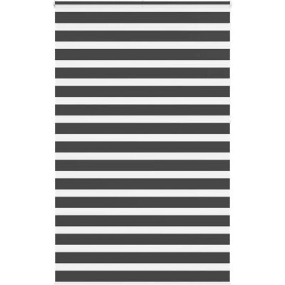 vidaXL Zebra Roller Blind - Black - 140x230 cm - Polyester vidaXL Zebra Roller Blind - Black - 140x230 cm - Polyester