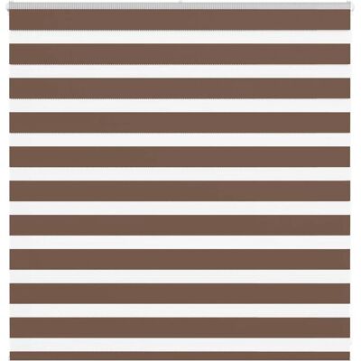 vidaXL Zebra Rollos - Polyester Braun - 150x100 cm vidaXL Zebra Rollos - Polyester Braun - 150x100 cm