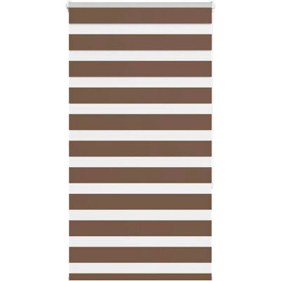 vidaXL Zebra Jalousien - Polyester Braun - 80x150 cm - Raumdeko vidaXL Zebra Jalousien - Polyester Braun - 80x150 cm - Raumdeko