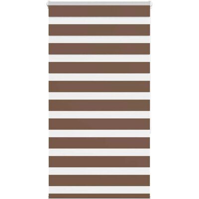 VidaXL Zebragardinen - 90x150 cm - Polyester - Braun - Produkttyp VidaXL Zebragardinen - 90x150 cm - Polyester - Braun - Produkttyp