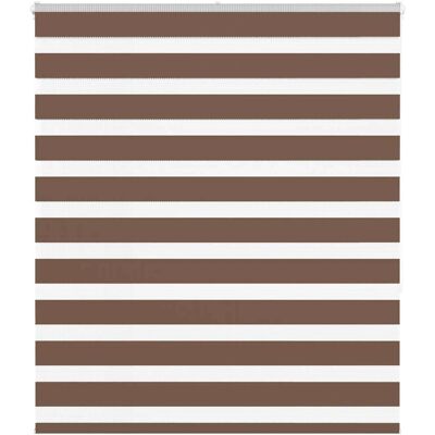 vidaXL Zebra-Rollo - Polyester - Braun - Fensterdeko vidaXL Zebra-Rollo - Polyester - Braun - Fensterdeko